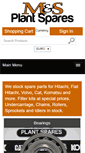Mobile Screenshot of msplantspares.ie